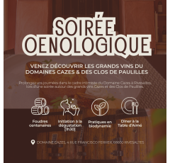 Soirées Œnologiques · Domaine Cazes · Rivesaltes